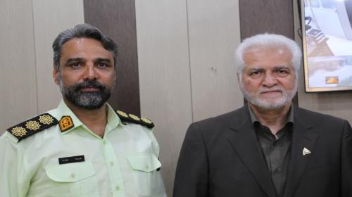 دیدار مدیرعامل سیمان داراب با فرماندهی انتظامی شهرستان داراب