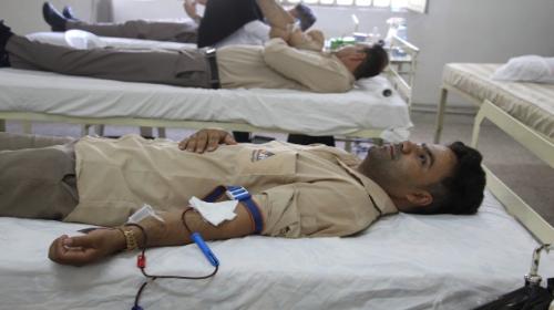 گزارش تصویری: اهدای خون توسط کارکنان سیمان داراب